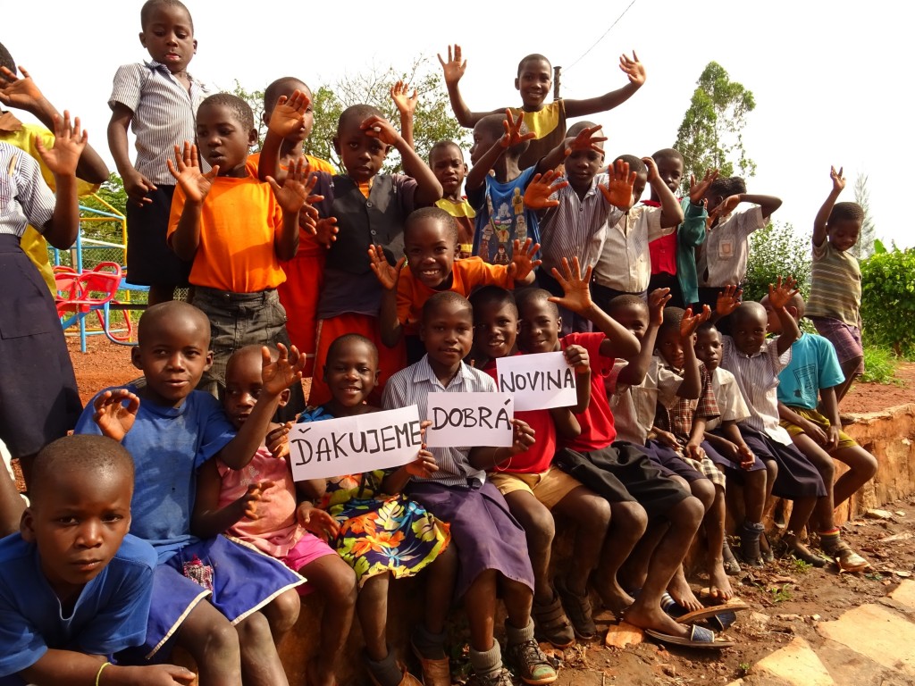 Vďačnosť detí z projektu, Buikwe 2017
